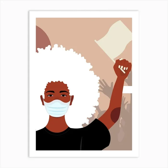 Protest Art Print by DomoINK