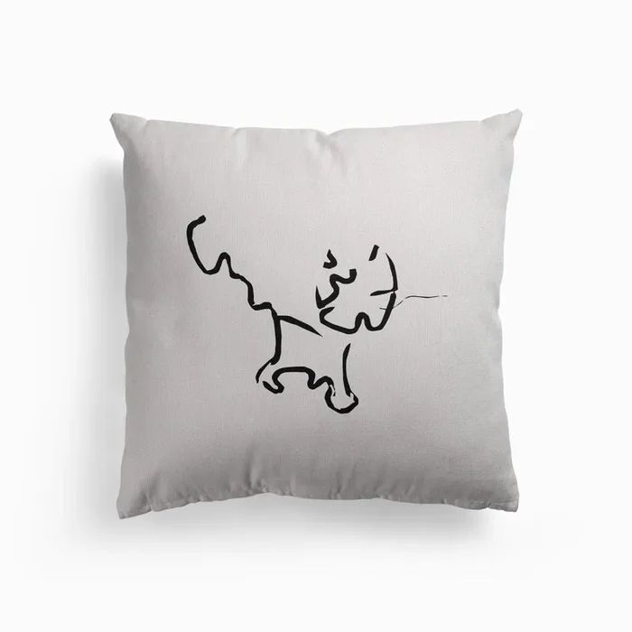 Puzzler Canvas Cushion by C.B.Fraser Art