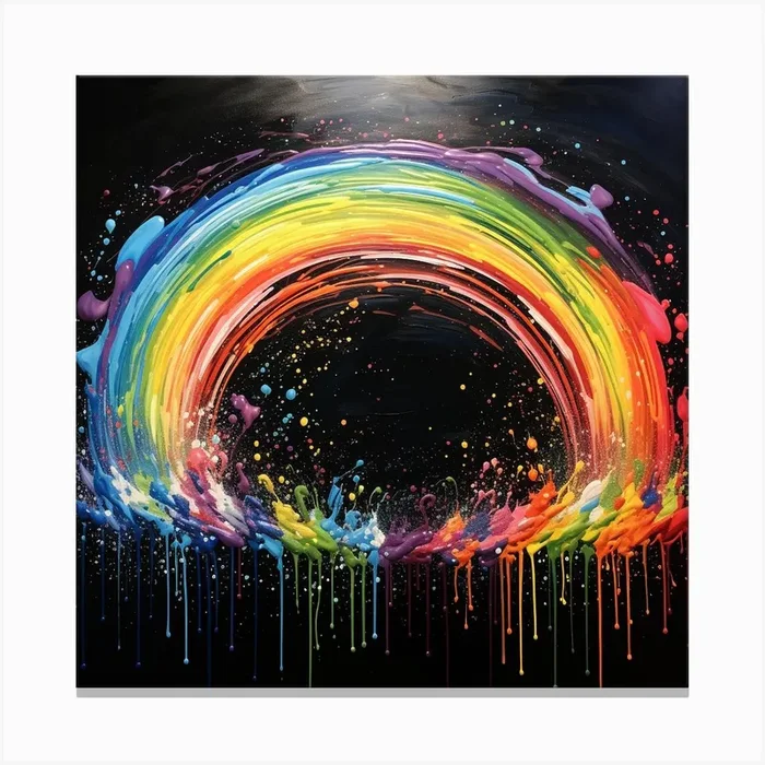 Rainbow Canvas Print by DBmedia