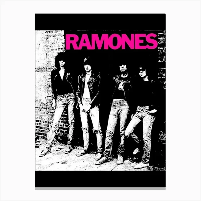 Ramones band music 5 Canvas Print by music soul