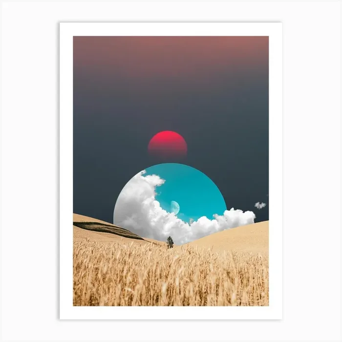 Rising Sun Art Print by Aaron The Humble