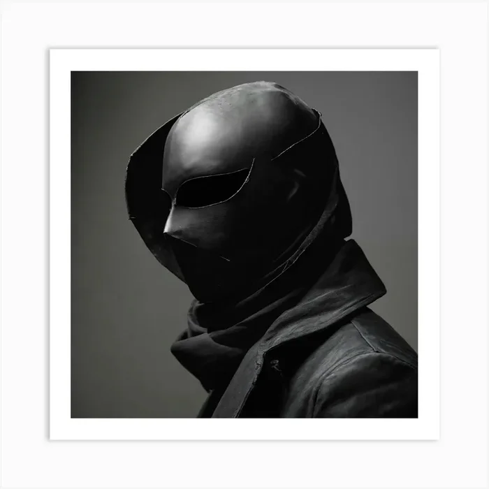 رmasked Man (1) Art Print by Ethel