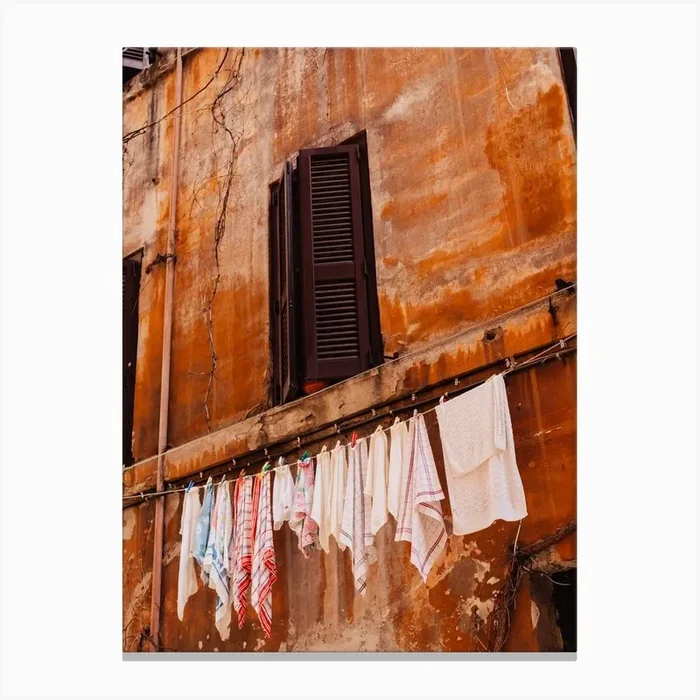 Roman Streets Canvas Print by Bethany Young