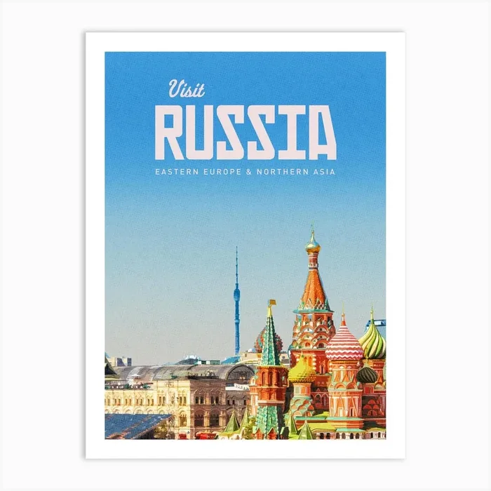 Russia Art PrintMC by Mercury Club
