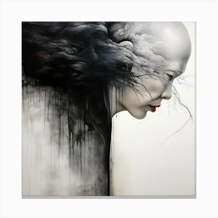 Sadness Of Civilization Canvas Print by DBmedia
