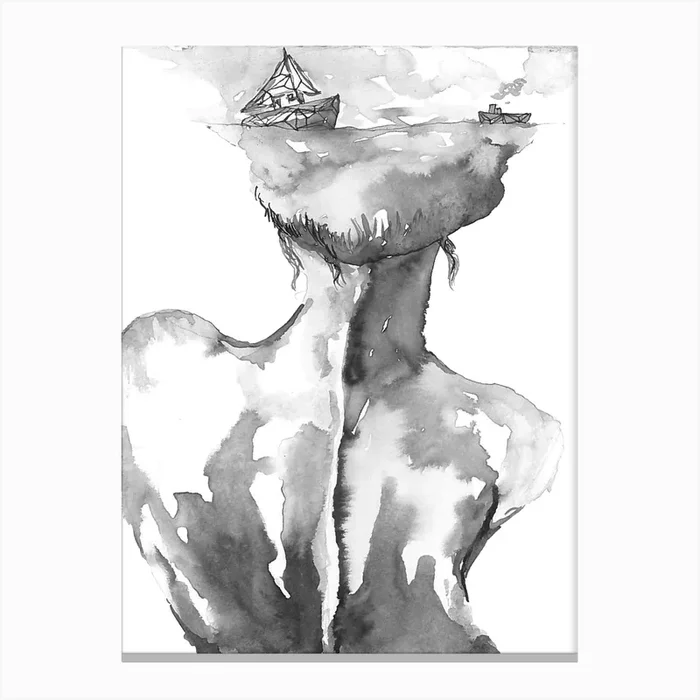 Sailor Canvas Print by ANDA Design