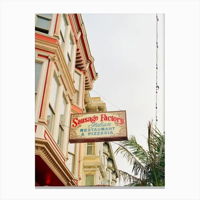 San Francisco Castro District V on Film Canvas Print by Bethany Young