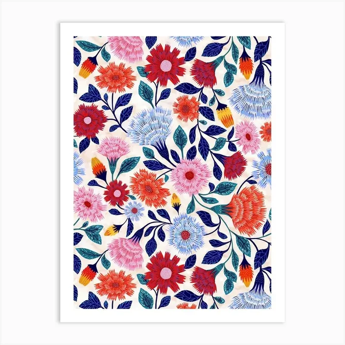 Sanctuary – Blush Art Print by Rachel Parker Designs