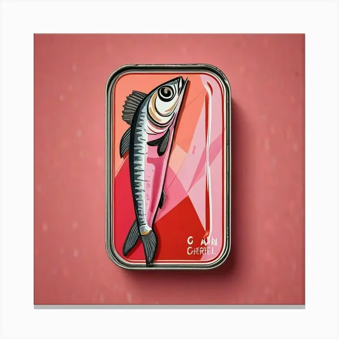 Sardines Art Prints (29) Canvas Print by Hamza