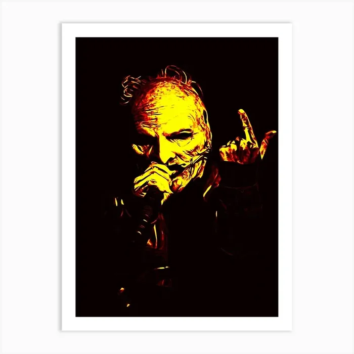 Scream By corey taylor slipknot music band Art Print by music soul