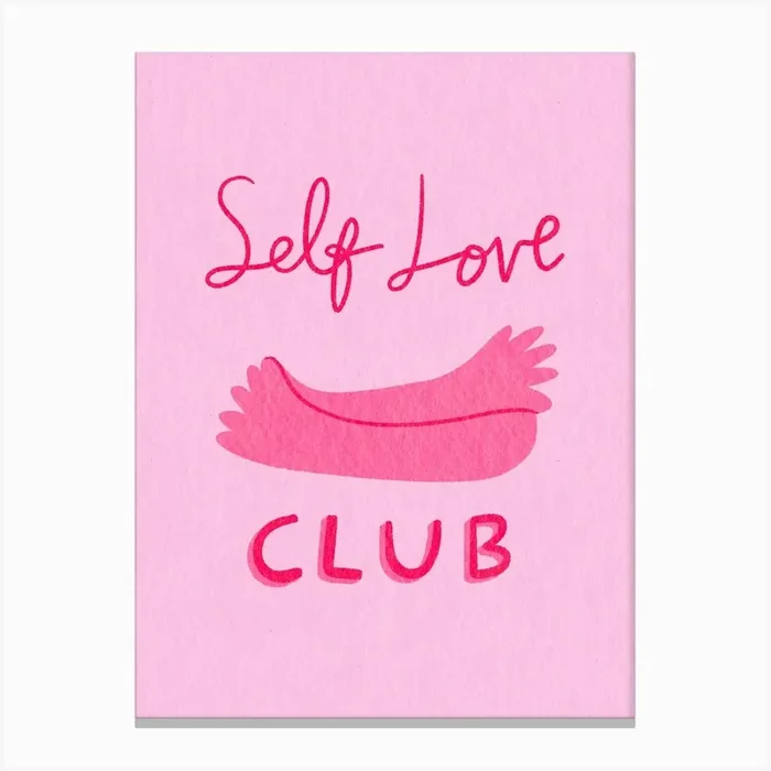 Self Love Club 1 Canvas Print by Kartika Paramita