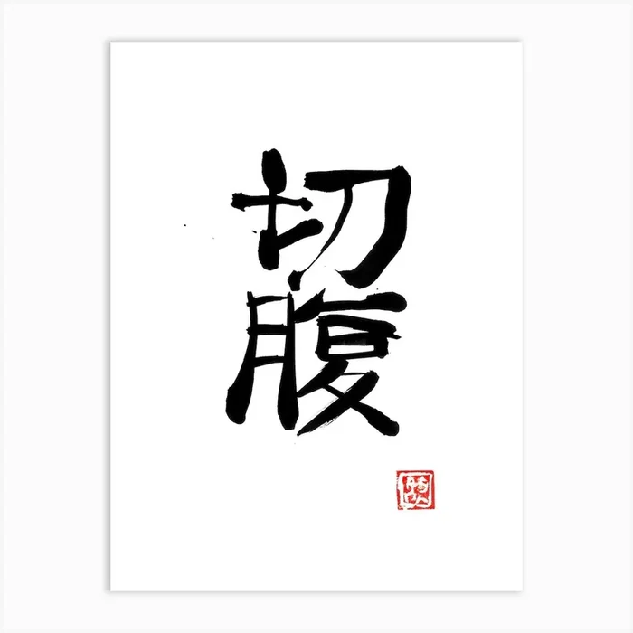 Seppuku Art Print by Pechane Sumie