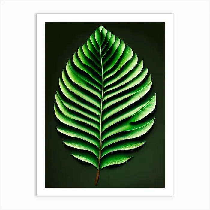 Sequoia Leaf Vibrant Inspired Art PrintL& by Leaf & Stem Studio