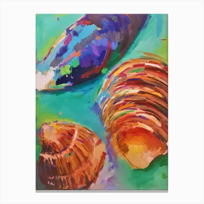 Shells Canvas Print by Dawn Underwood