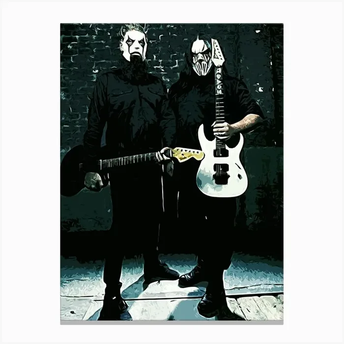 slipknot metal band Canvas Print by music soul