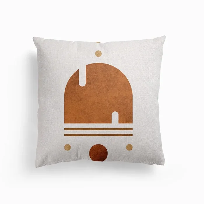 Solo Sailing White Canvas Cushion by Cosmic Soup