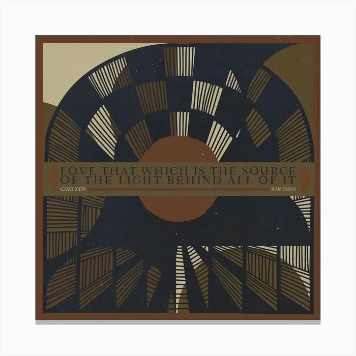 Source Of The Light Canvas Print by Ciao Zen