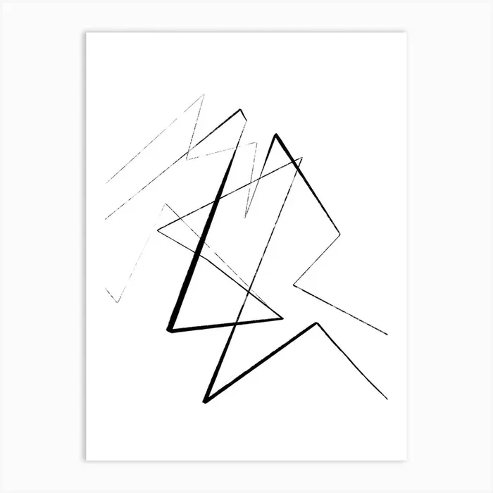 Spikes No 1 Art Print by Treechild