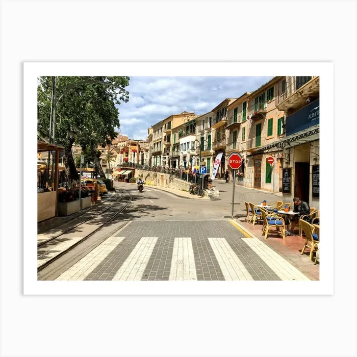 Street Scene in Mallorca (Spain Series) Art Print by Artscapes by Silver
