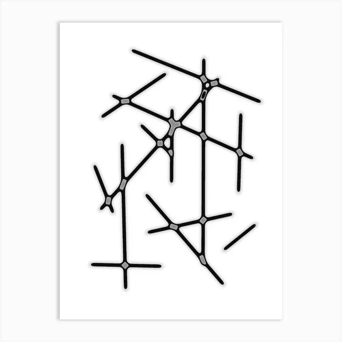Structure Of The Universe Art Print by jacquelyn ready designs
