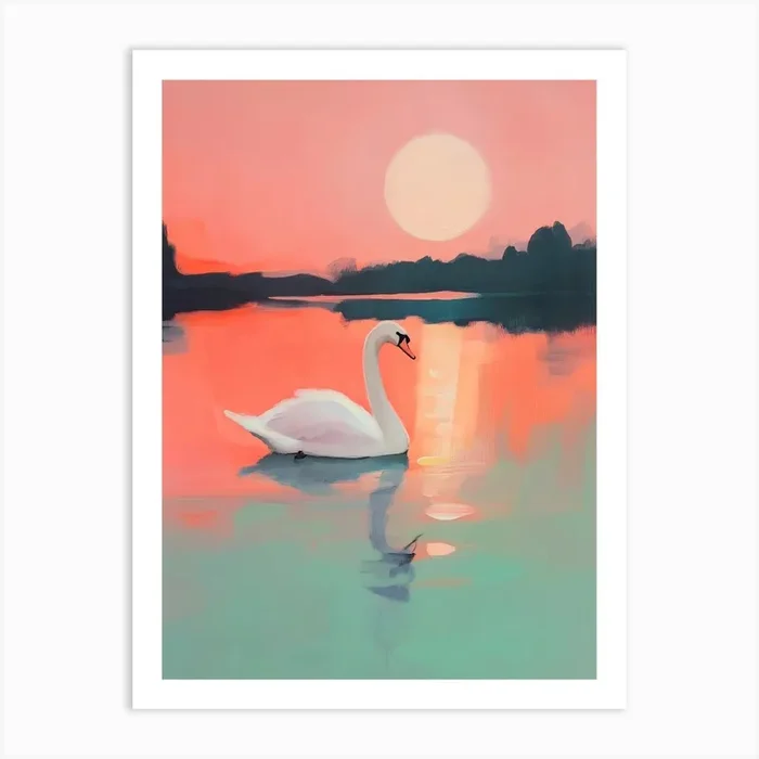 Sunset Harmony Art Print by Treechild