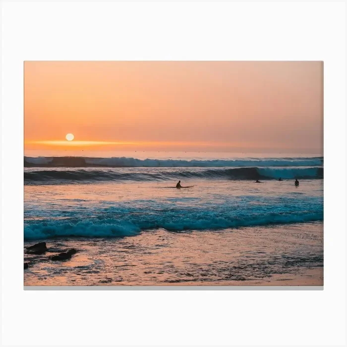 Surf Marokko Canvas PrintDD by Dayenne Design