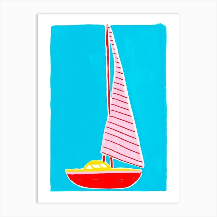 Swedish sailing boat Art Print by Molly Gransden