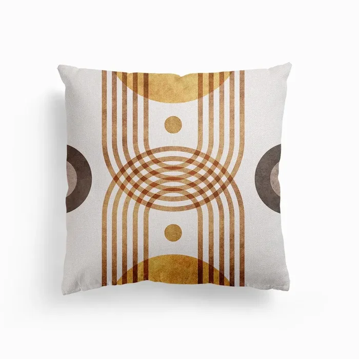 Symmetrica Canvas Cushion by Cosmic Soup