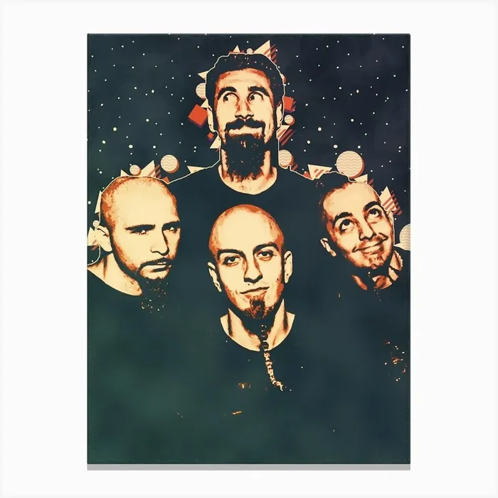 system of a down 1 Canvas Print by music soul