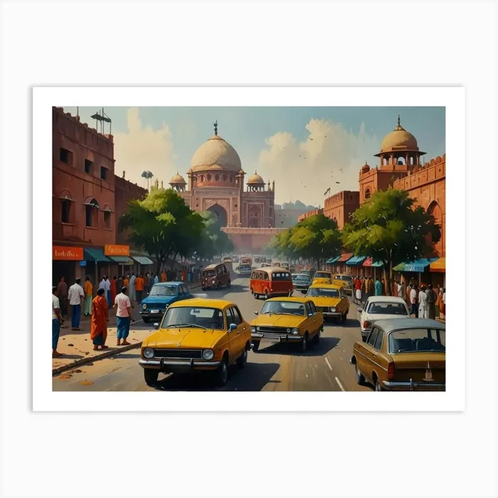 Taj Mahal, Delhi Art Art PrintS by Saiful
