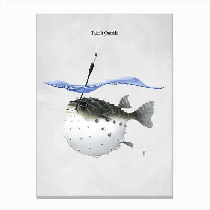 Take It Outside Canvas Print by Rob Snow