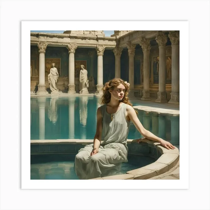 taking a dip Art PrintC by CardinalBiggles