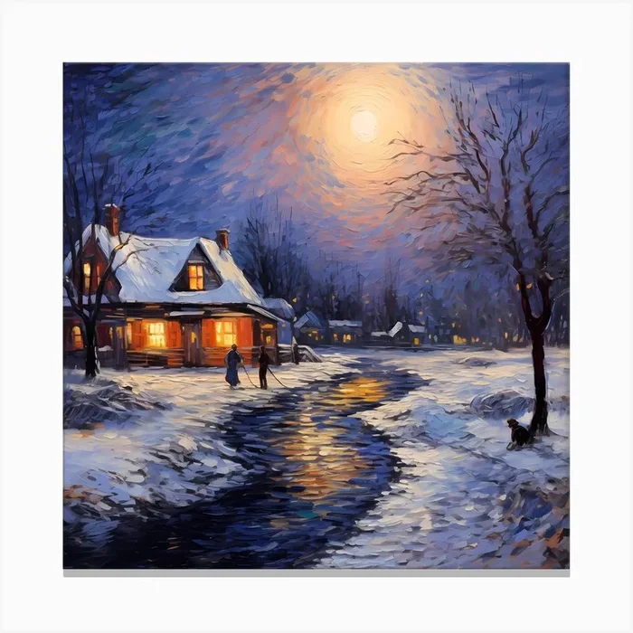 Tapestry of Tinsel Tones Canvas Print by Quantum Vivid Digital Art