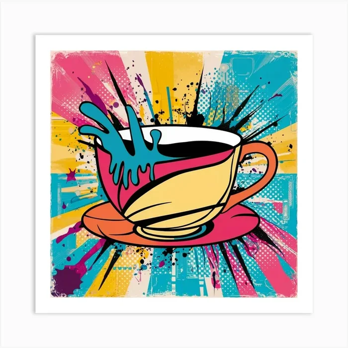 Tea Art 202 Art Print by Teatre