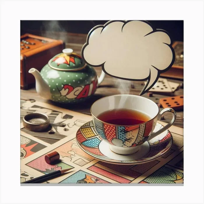 Tea Art 264 Canvas Print by Teatre