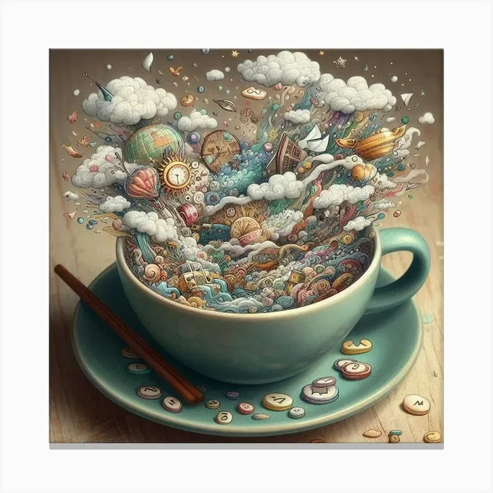 Tea Art 294 Canvas Print by Teatre