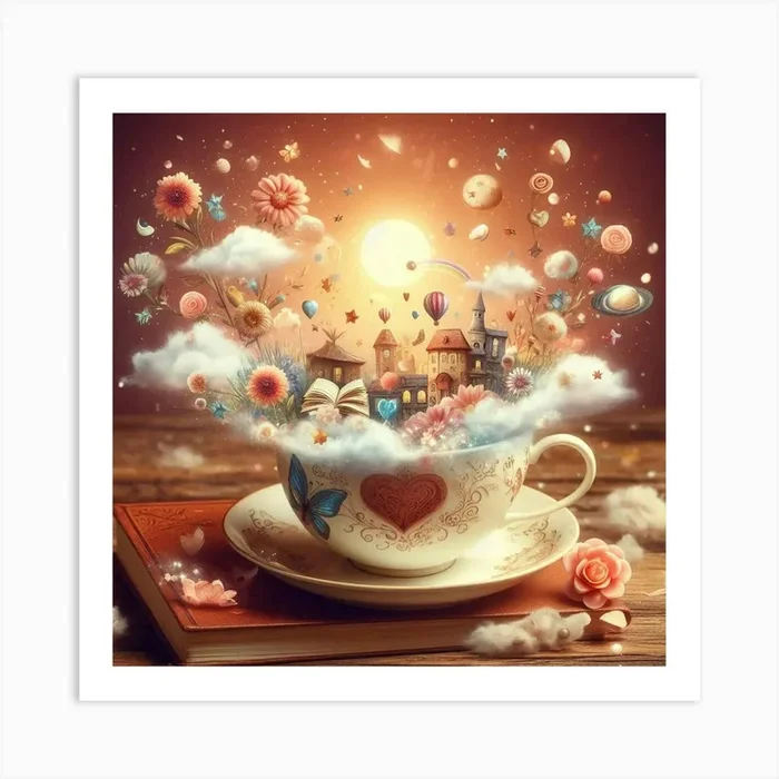 Tea Art 297 Art Print by Teatre