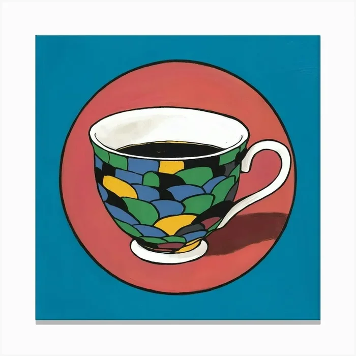 Tea Art 95 Canvas Print by Teatre