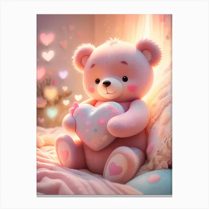 Teddy Bear Canvas PrintV by viart.