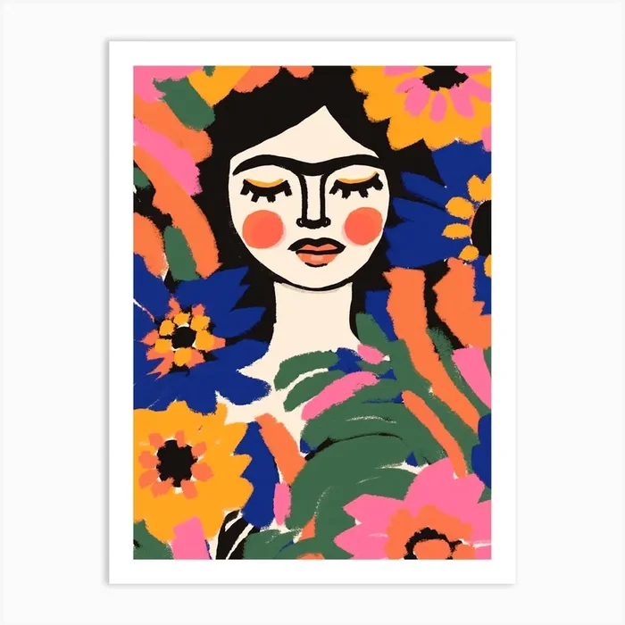 The Flower Princess Art Print by Treechild