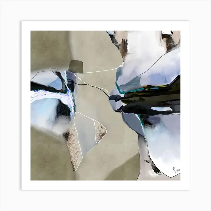 The Journey Square Art Print by Roberto Moro