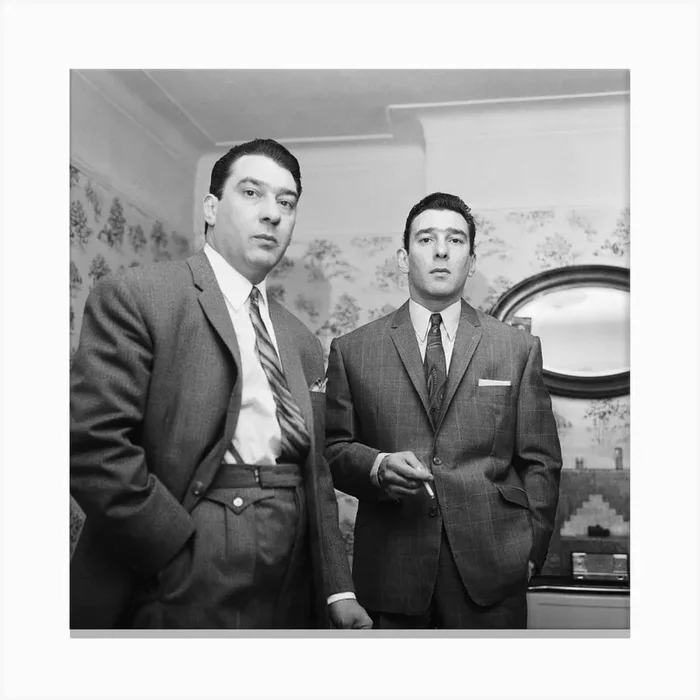 The Kray Twins Canvas Print by Mirrorpix
