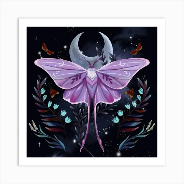 The Moth Art Print by nemesis