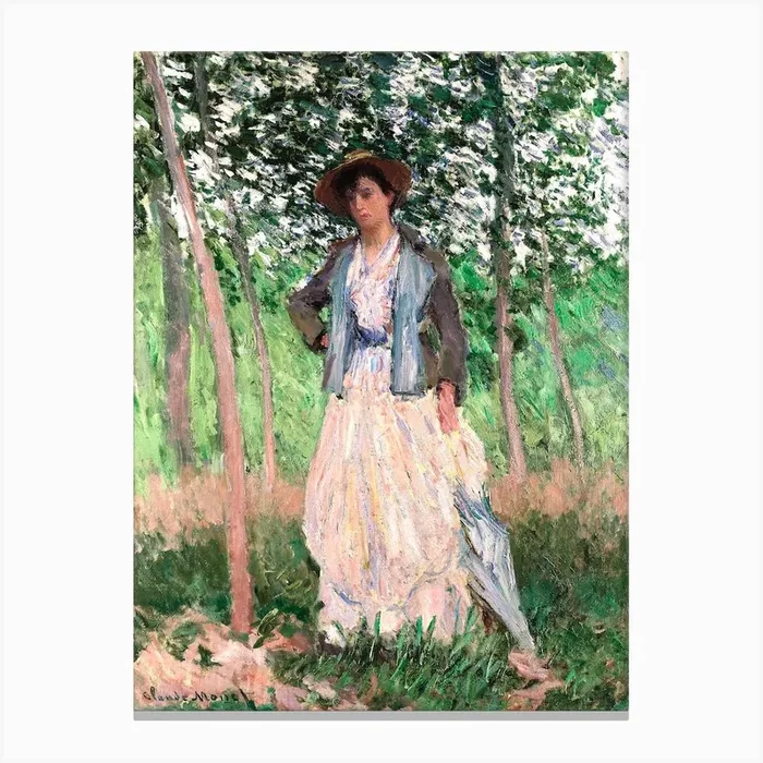 The Stroller (1887), Claude Monet Canvas Print by Fy! Classic Art Prints and Posters