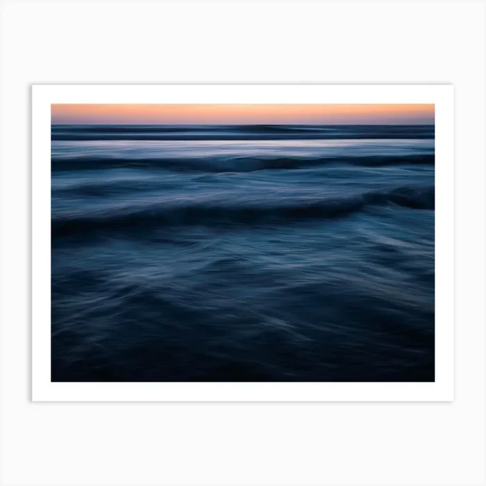 The Uniqueness of Waves XXXV Art Print by Tal Paz-Fridman