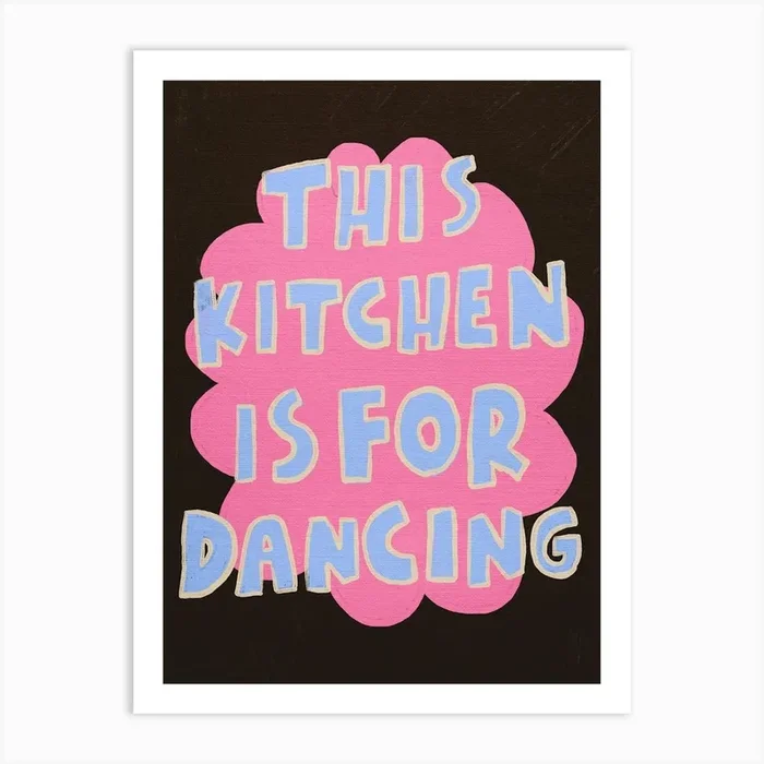 This Kitchen Is For Dancing 2 Art Print by Kartika Paramita