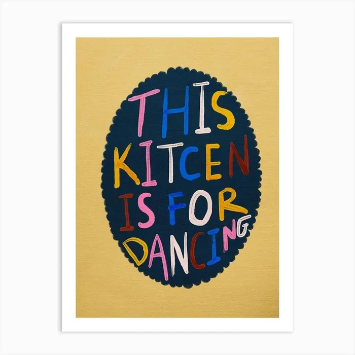 This Kitchen Is For Dancing 9 Art Print by Kartika Paramita