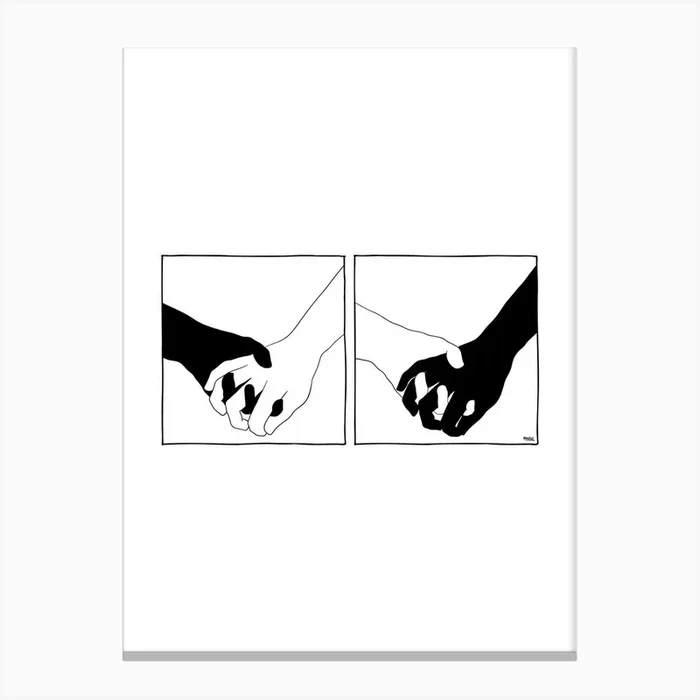 Together Canvas Print by Ninhol