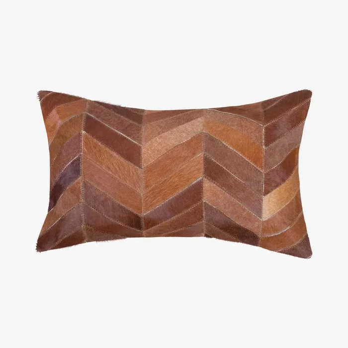 Torino Chevron Pillow – Tan by Natural