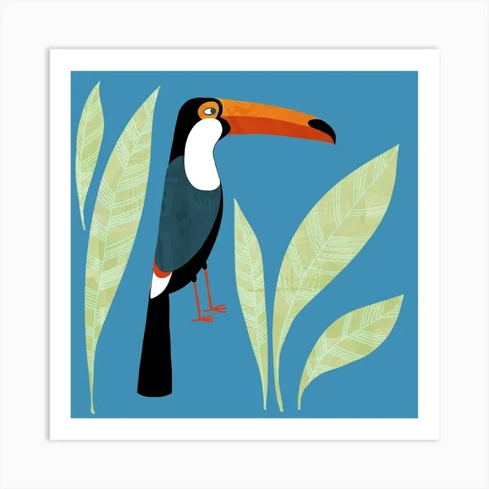 Toucan Art PrintNS by Nic Squirrell